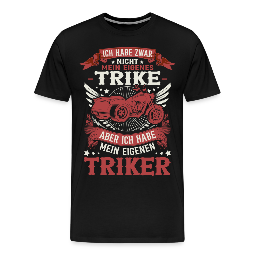 Triker lustiges Trike Premium T-Shirt Herren - Schwarz