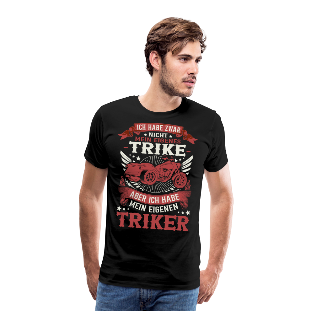 Triker lustiges Trike Premium T-Shirt Herren - Schwarz