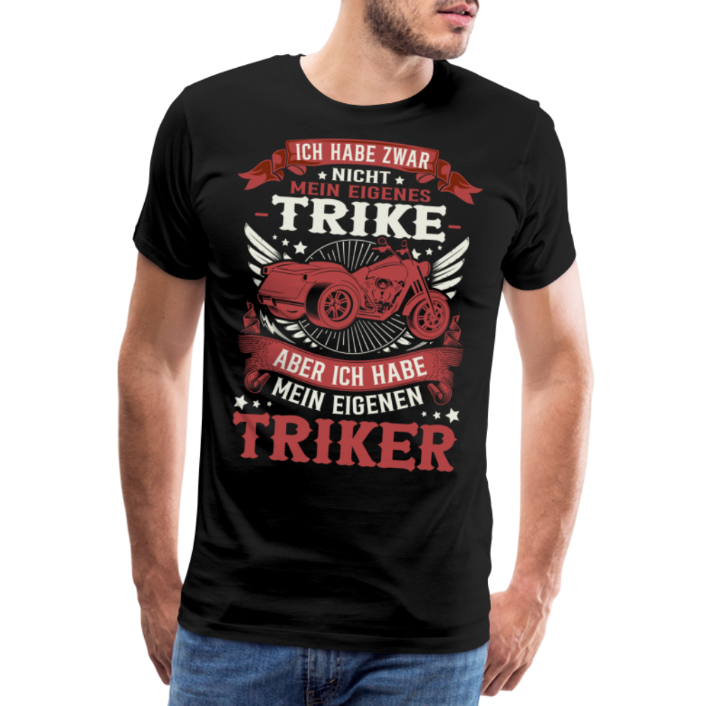 Triker lustiges Trike Premium T-Shirt Herren - Schwarz