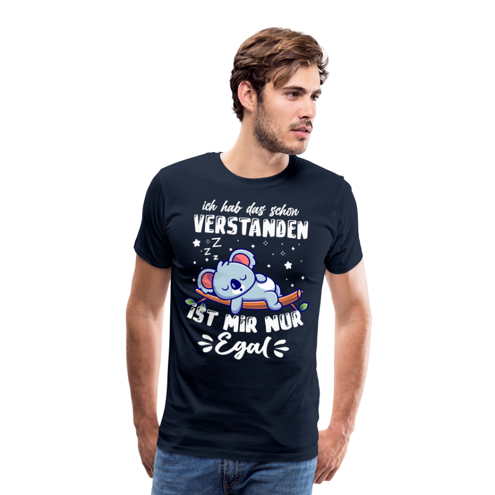 ich hab das schon verstanden lustiges Premium T-Shirt Herren - Navy