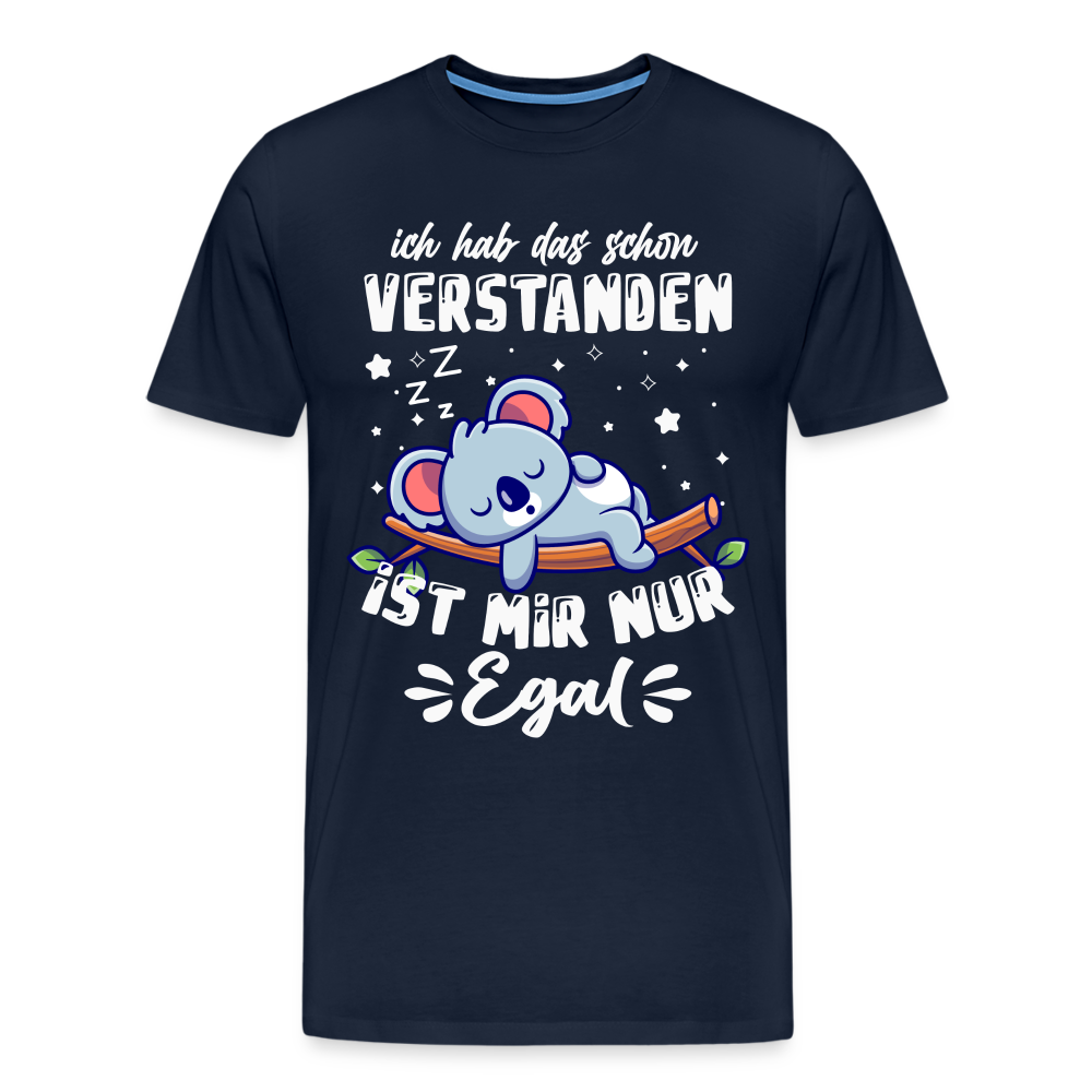 ich hab das schon verstanden lustiges Premium T-Shirt Herren - Navy