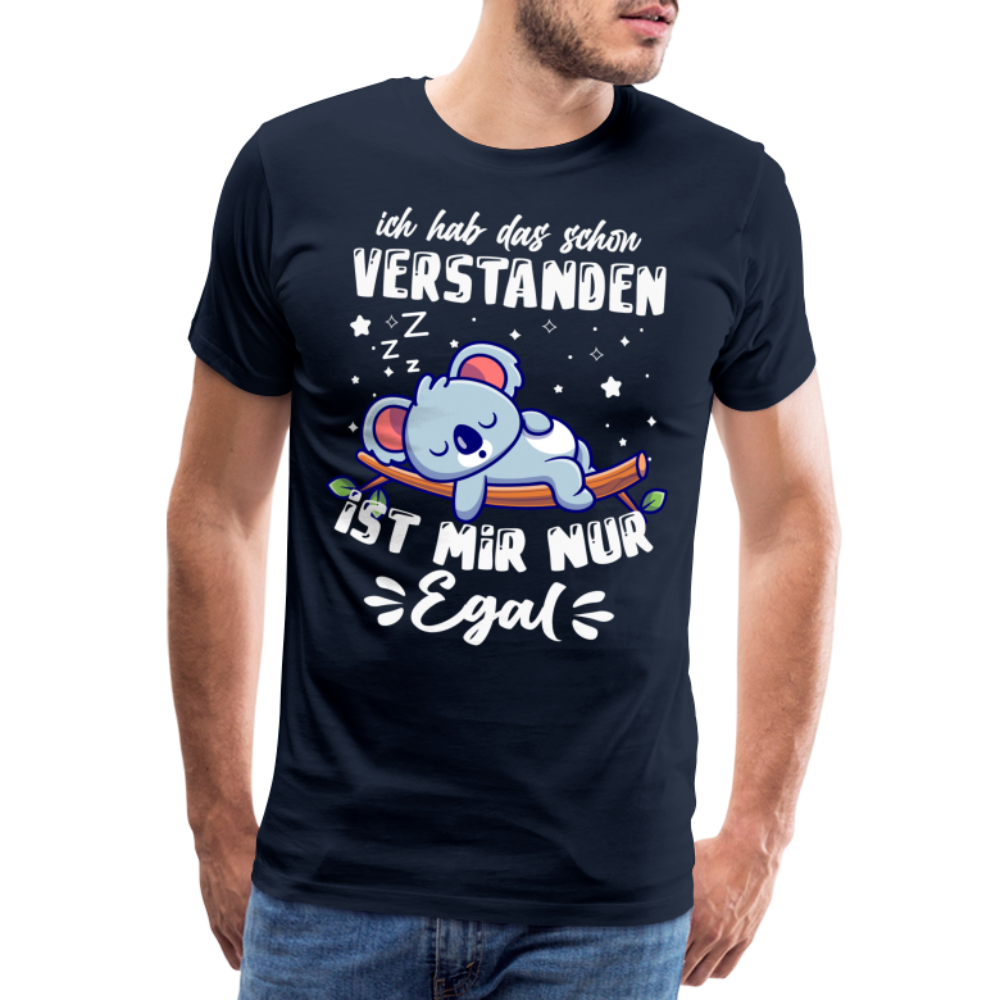 ich hab das schon verstanden lustiges Premium T-Shirt Herren - Navy