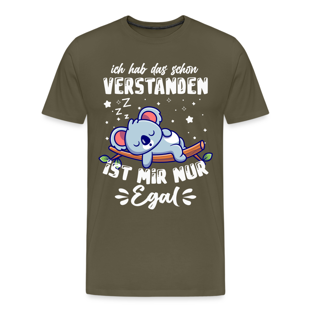 ich hab das schon verstanden lustiges Premium T-Shirt Herren - Khaki