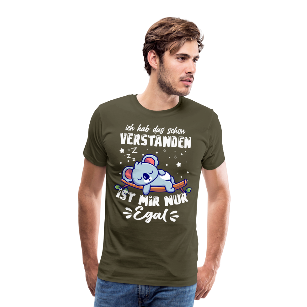 ich hab das schon verstanden lustiges Premium T-Shirt Herren - Khaki