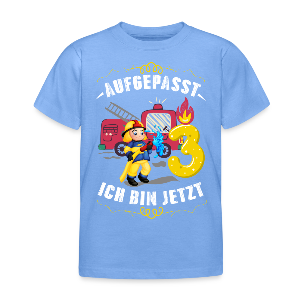 3 Geburtstag lustiges Kinder T-Shirt - Himmelblau