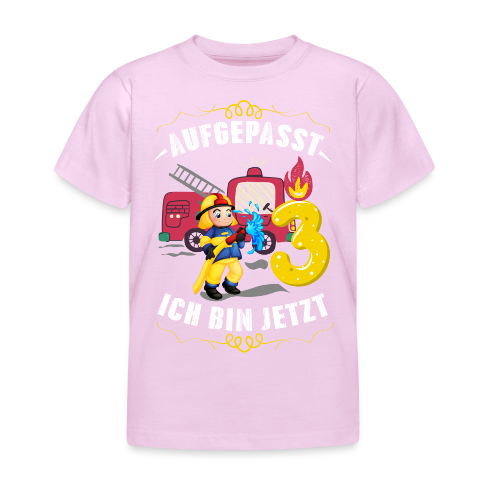 3 Geburtstag lustiges Kinder T-Shirt - Hellrosa