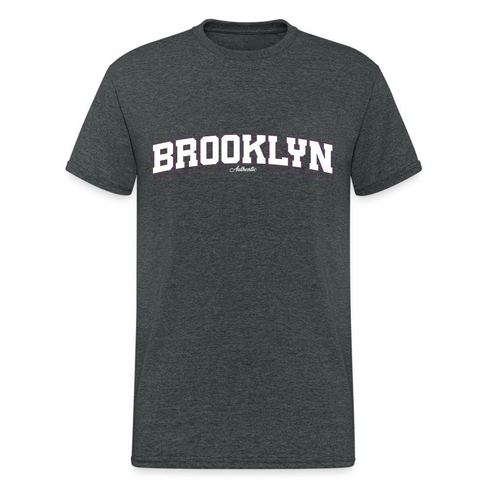 Urban Streetwear Brooklyn T-Shirt Herren - Dunkelgrau meliert