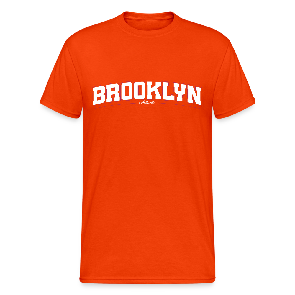 Urban Streetwear Brooklyn T-Shirt Herren - kräftig Orange
