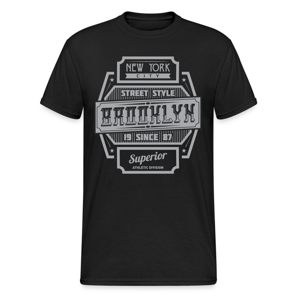 Urban Streetwear Streetstyle T-Shirt Herren - Schwarz