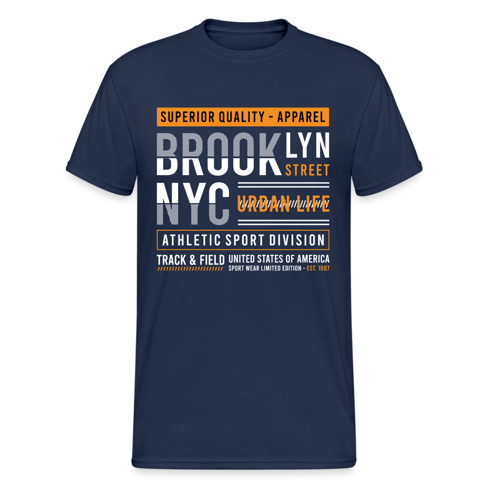 Urban Streetwear Urban Life T-Shirt Herren - Navy