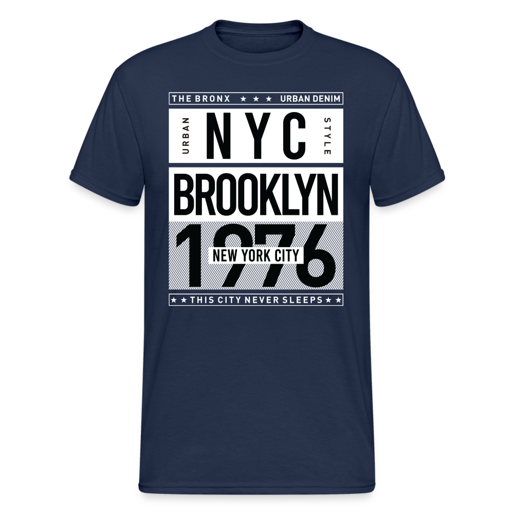 Urban Streetwear NYC 1976 T-Shirt Herren - Navy