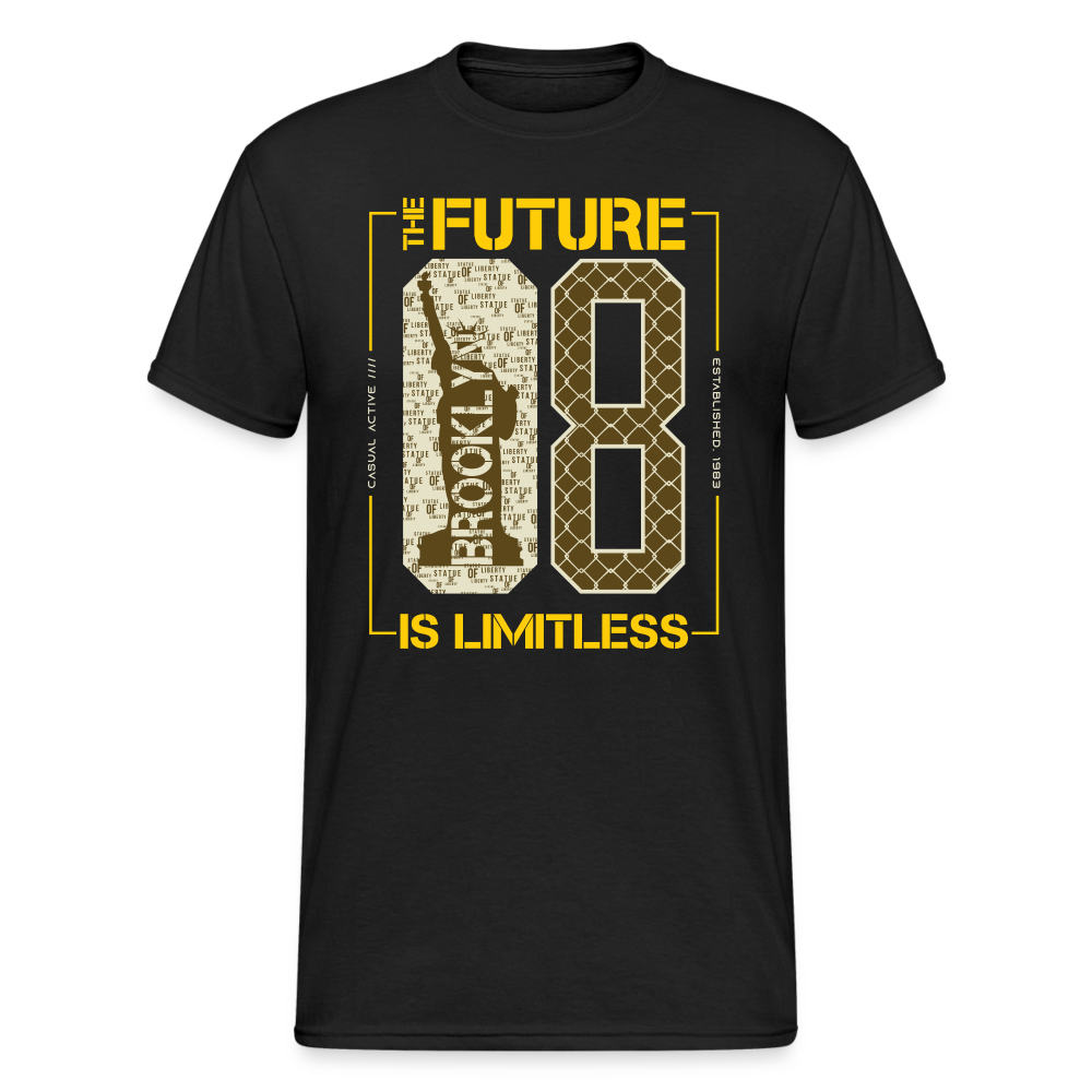 Urban Streetwear Future T-Shirt Herren - Schwarz
