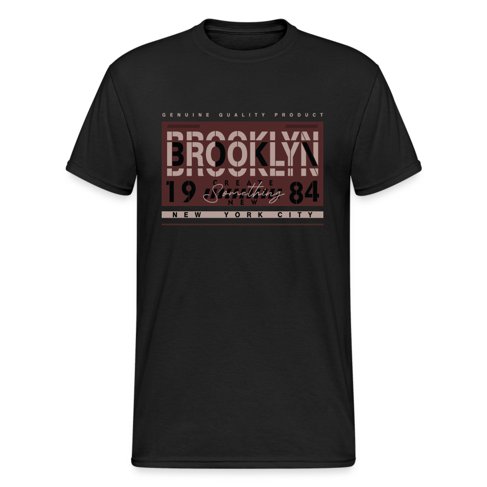 Urban Streetwear Brooklyn 1984 T-Shirt Herren - Schwarz
