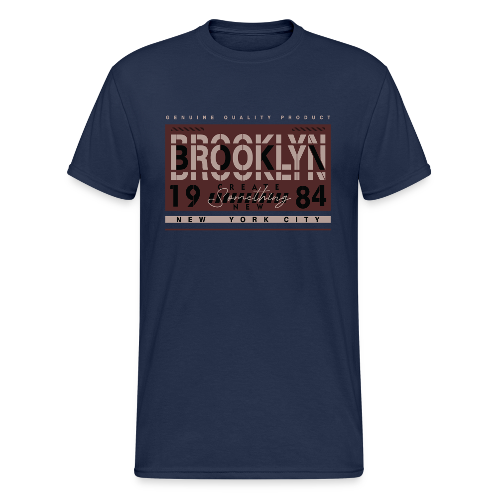 Urban Streetwear Brooklyn 1984 T-Shirt Herren - Navy