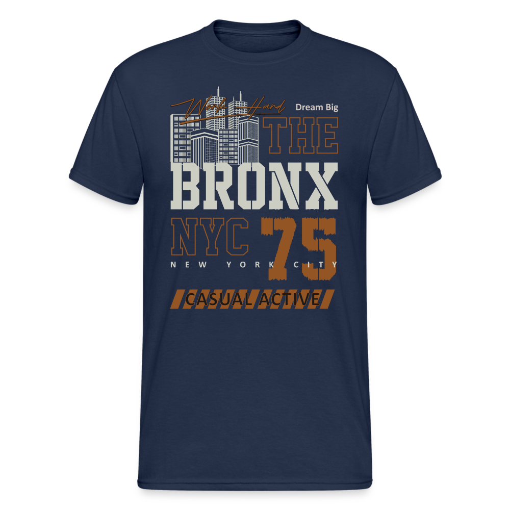 Urban Streetwear the Bronx T-Shirt Herren - Navy