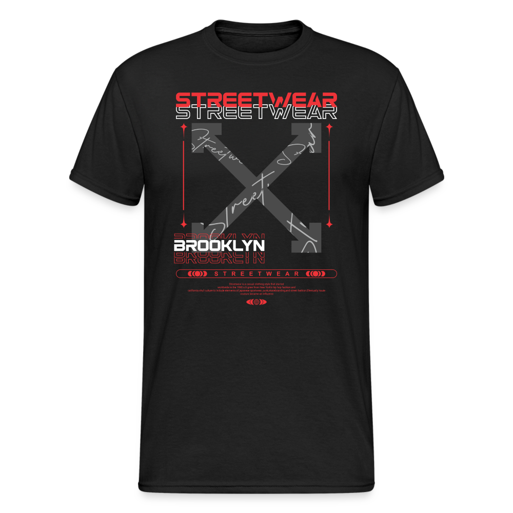 Urban Streetwear X T-Shirt Herren - Schwarz