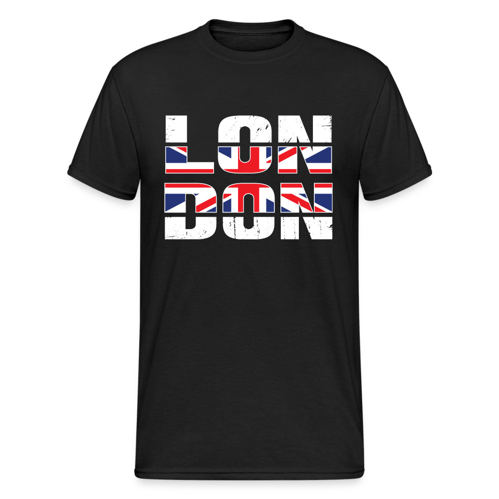 Urban Streetwear London T-Shirt Herren - Schwarz