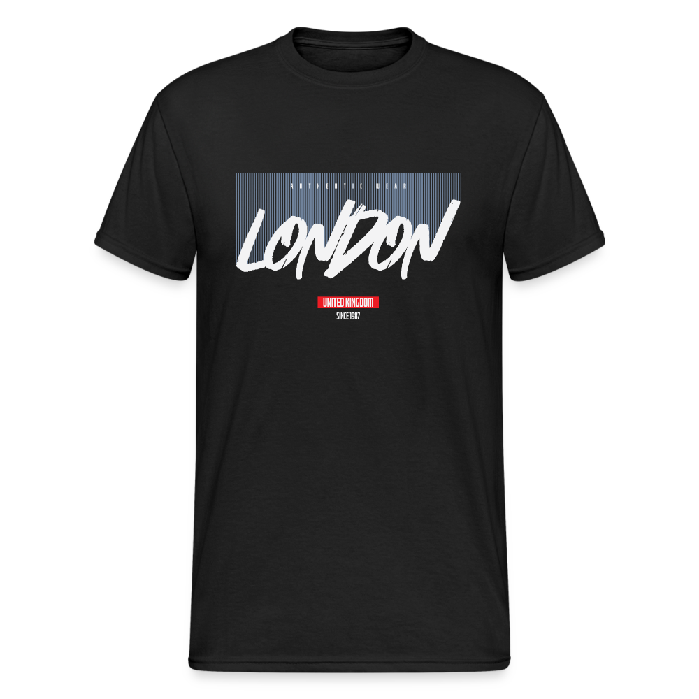 Urban Streetwear London UK T-Shirt Herren - Schwarz