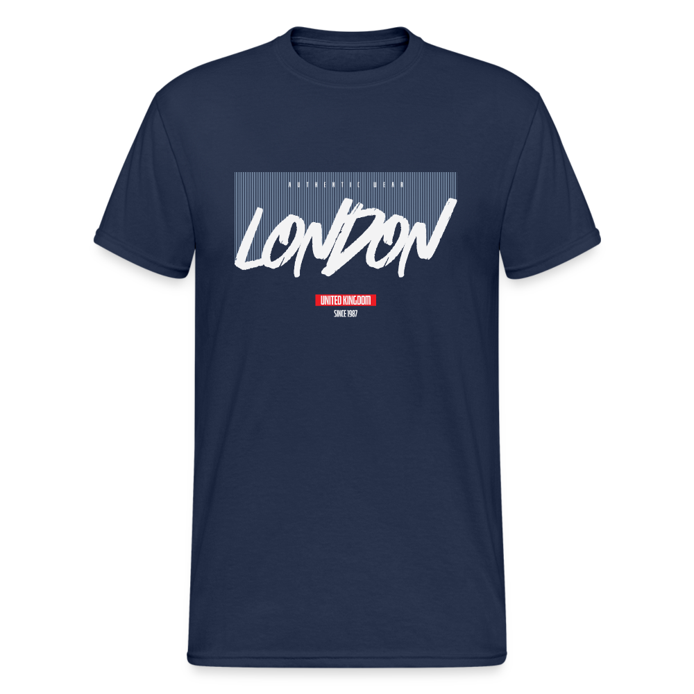 Urban Streetwear London UK T-Shirt Herren - Navy