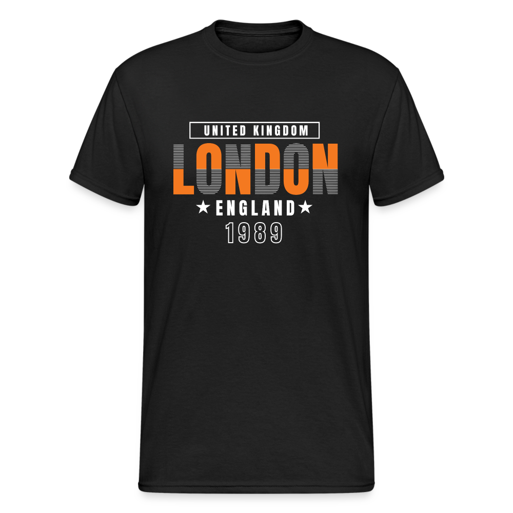 Urban Streetwear London UK 89 T-Shirt Herren - Schwarz