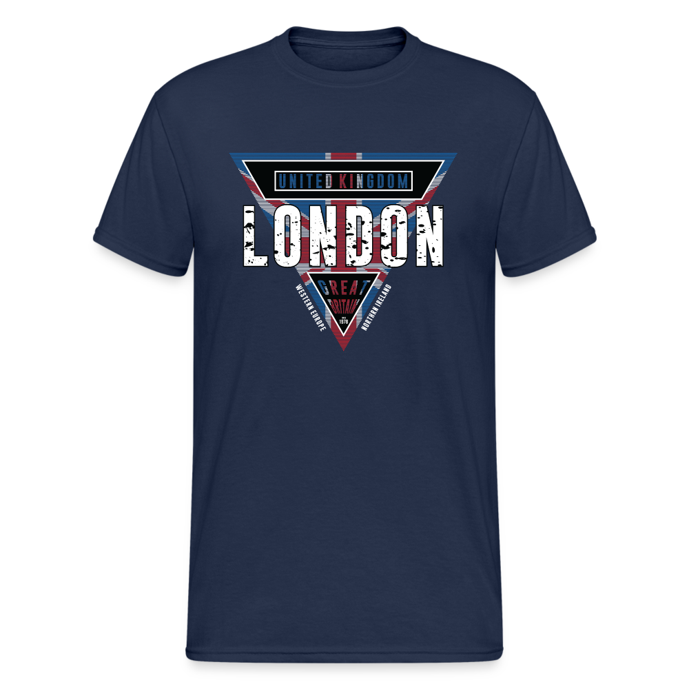 Urban Streetwear London UK GB T-Shirt Herren - Navy