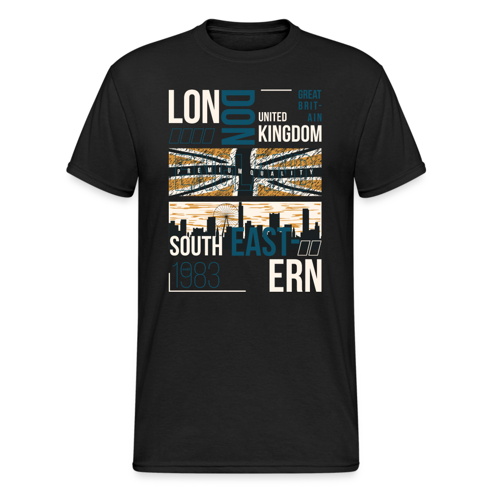 Urban Streetwear London South East T-Shirt Herren - Schwarz