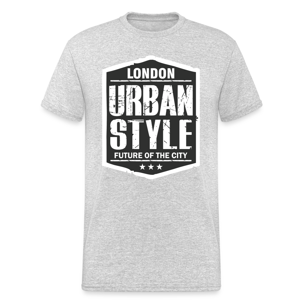 Urban Streetwear London Urban Style T-Shirt Herren - Grau meliert