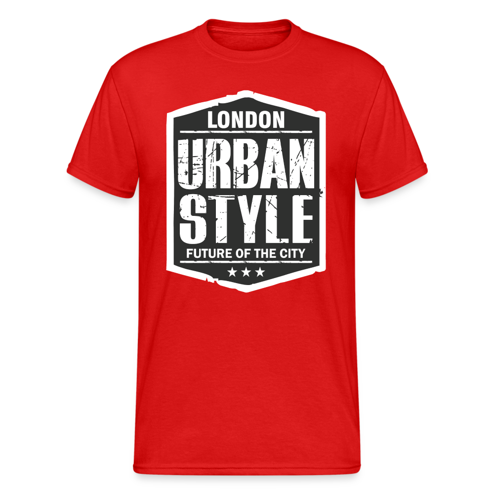 Urban Streetwear London Urban Style T-Shirt Herren - Rot