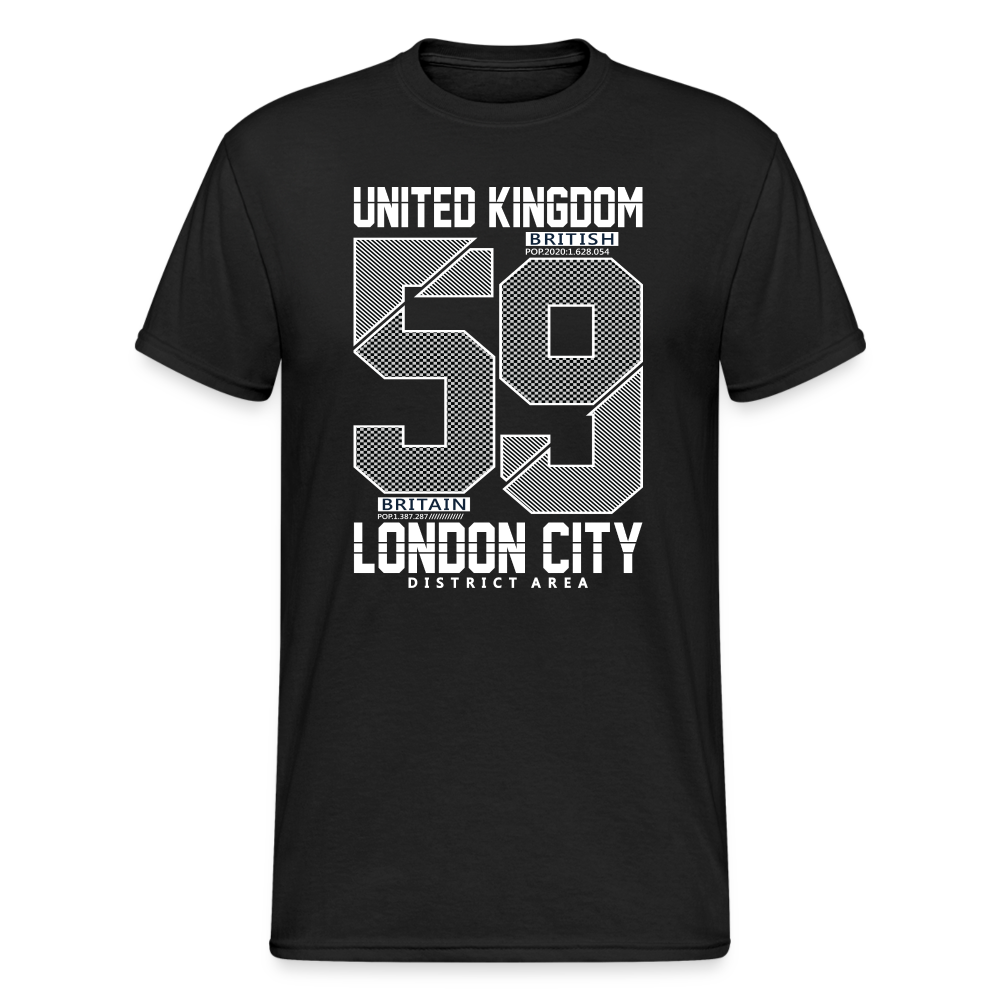 Urban Streetwear UK 59 T-Shirt Herren - Schwarz