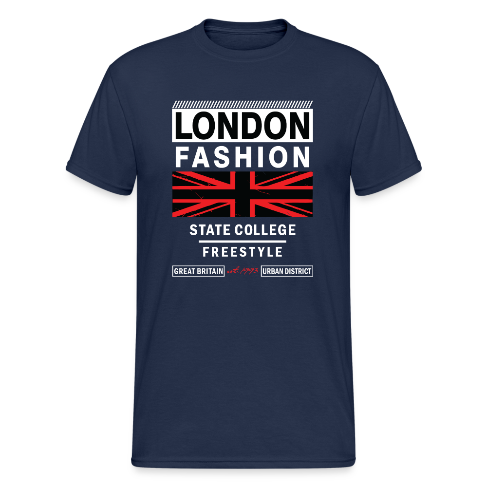 Urban Streetwear London Fashion T-Shirt Herren - Navy