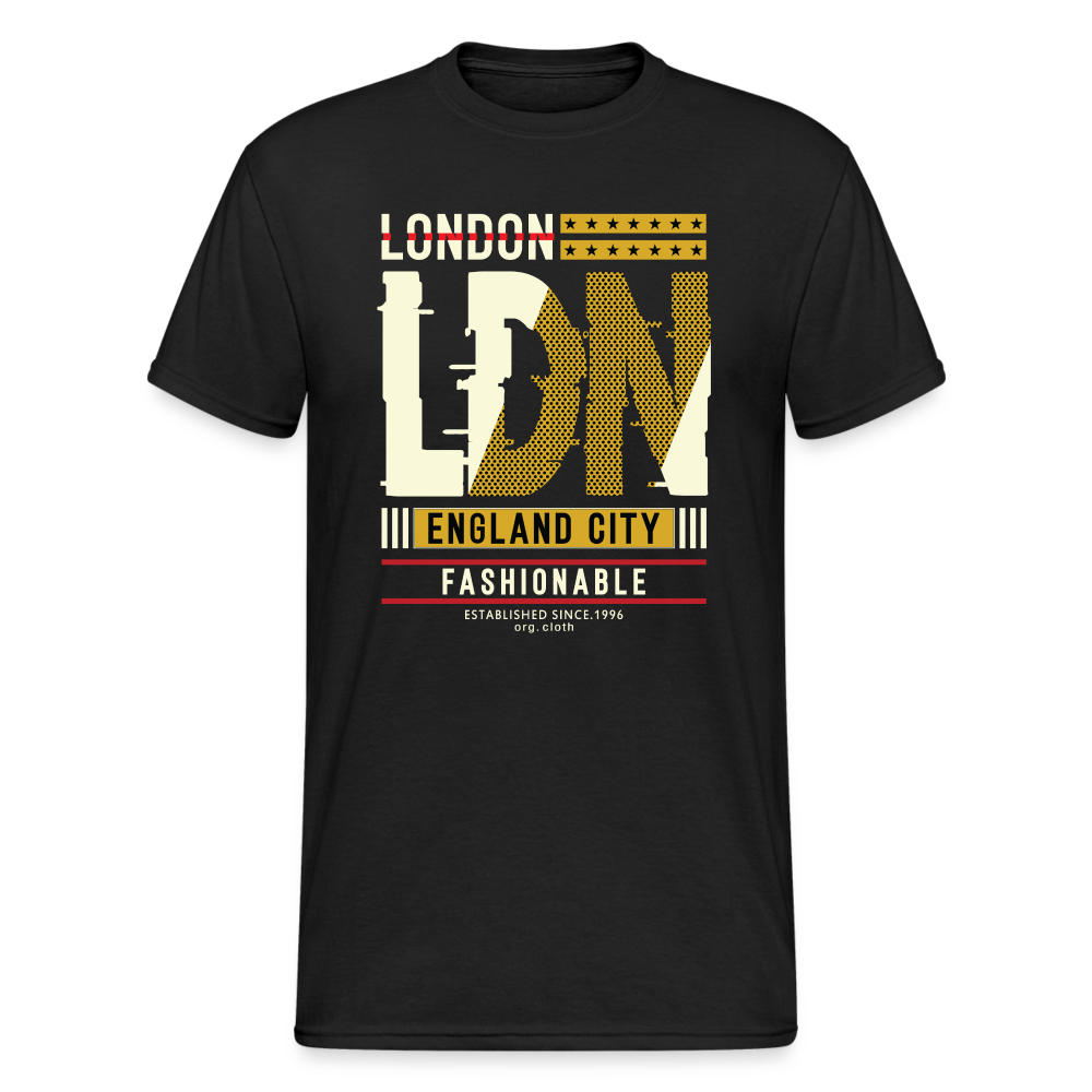 Urban Streetwear LDN City T-Shirt Herren - Schwarz