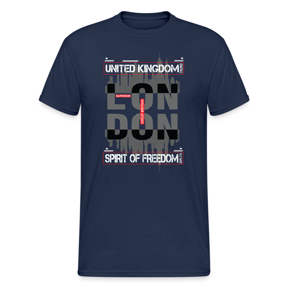 Urban Streetwear LDN UK Spirit T-Shirt Herren - Navy