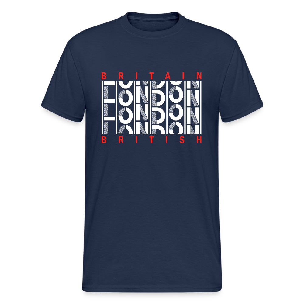 Urban Streetwear British LDN T-Shirt Herren - Navy
