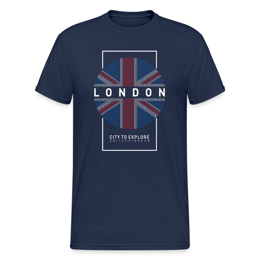 Urban Streetwear LDN City T-Shirt Herren - Navy