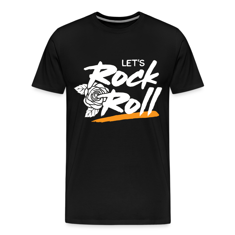 Lets Rock and Roll Premium T-Shirt Herren - Schwarz