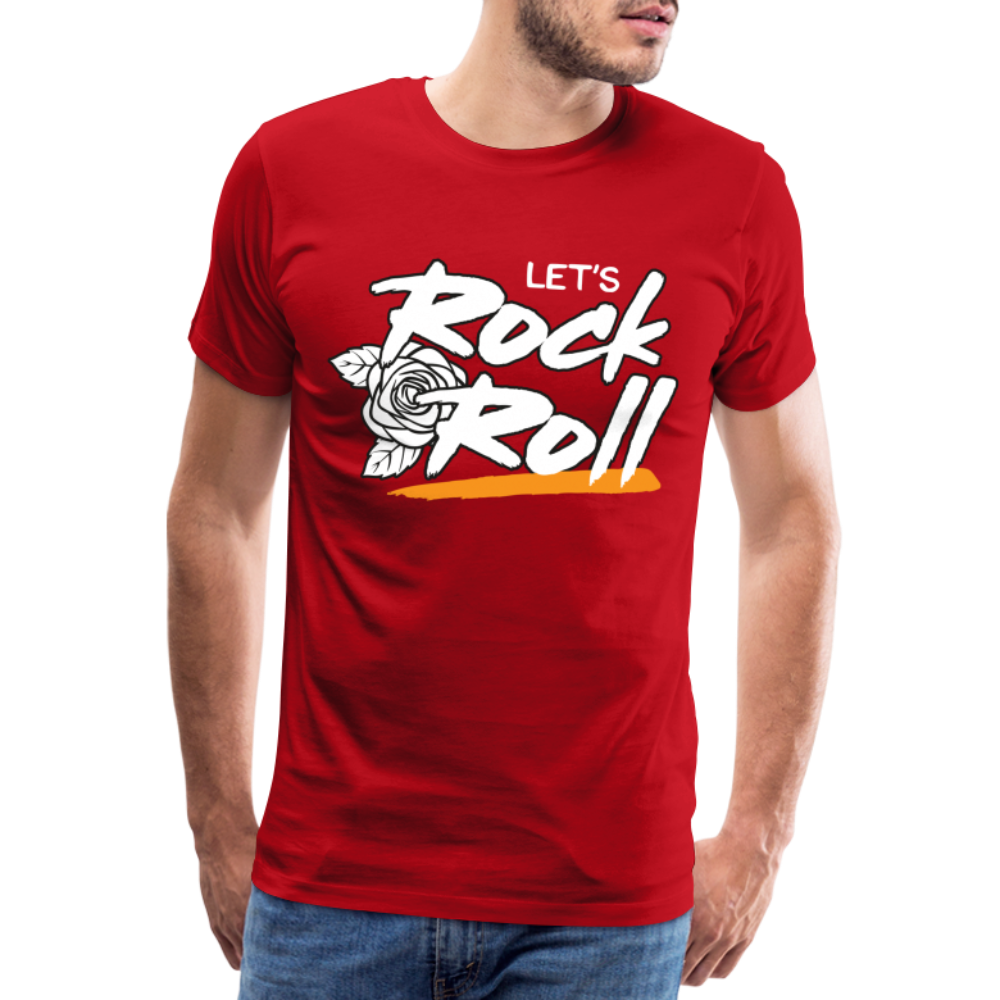 Lets Rock and Roll Premium T-Shirt Herren - Rot
