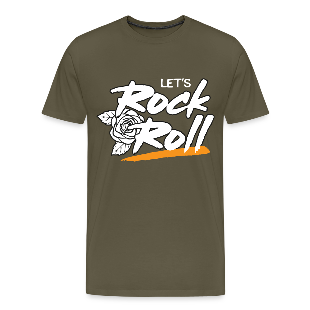 Lets Rock and Roll Premium T-Shirt Herren - Khaki