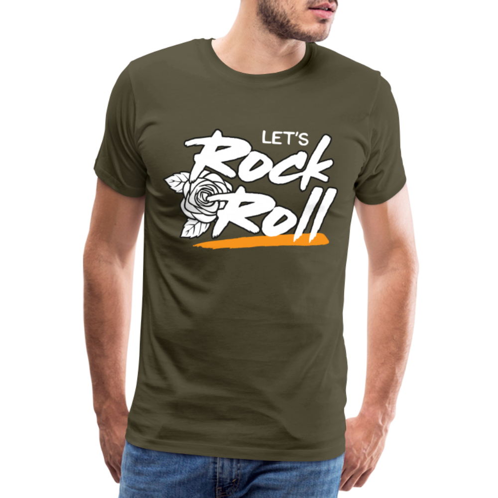 Lets Rock and Roll Premium T-Shirt Herren - Khaki