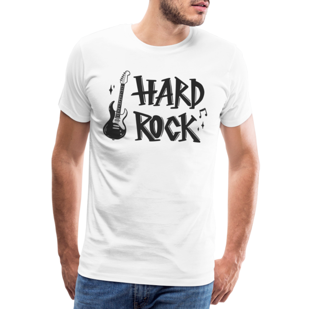 Hard Rock and Roll Premium T-Shirt Herren - Weiß