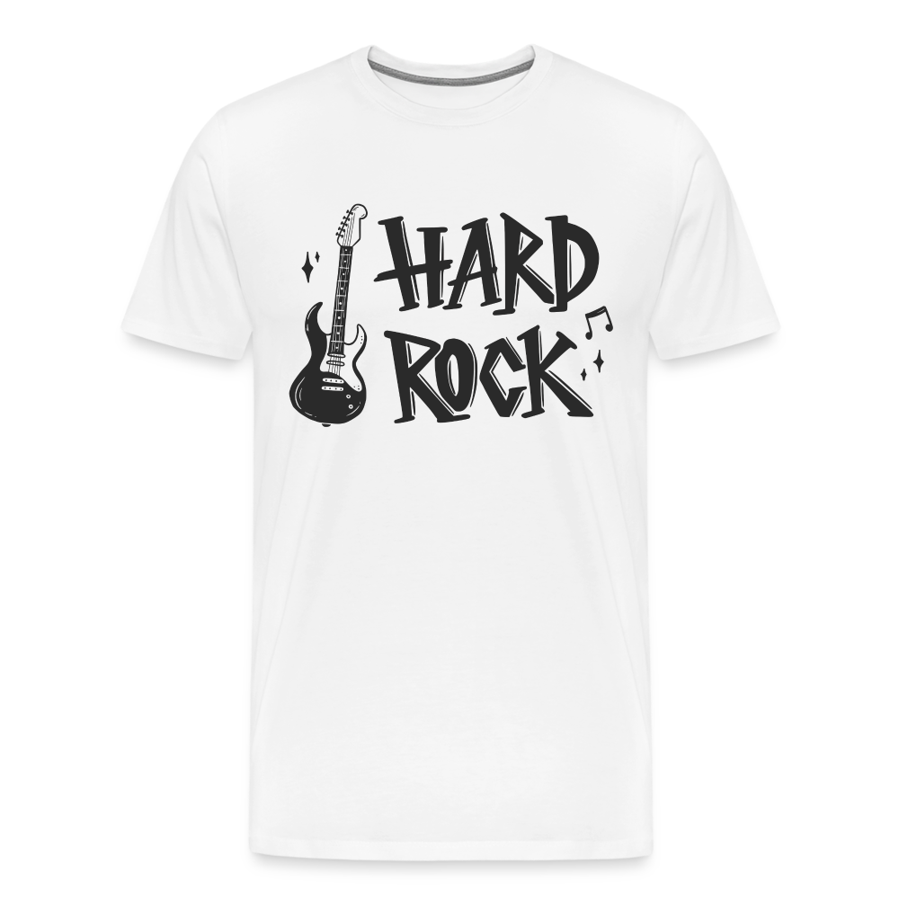 Hard Rock and Roll Premium T-Shirt Herren - Weiß