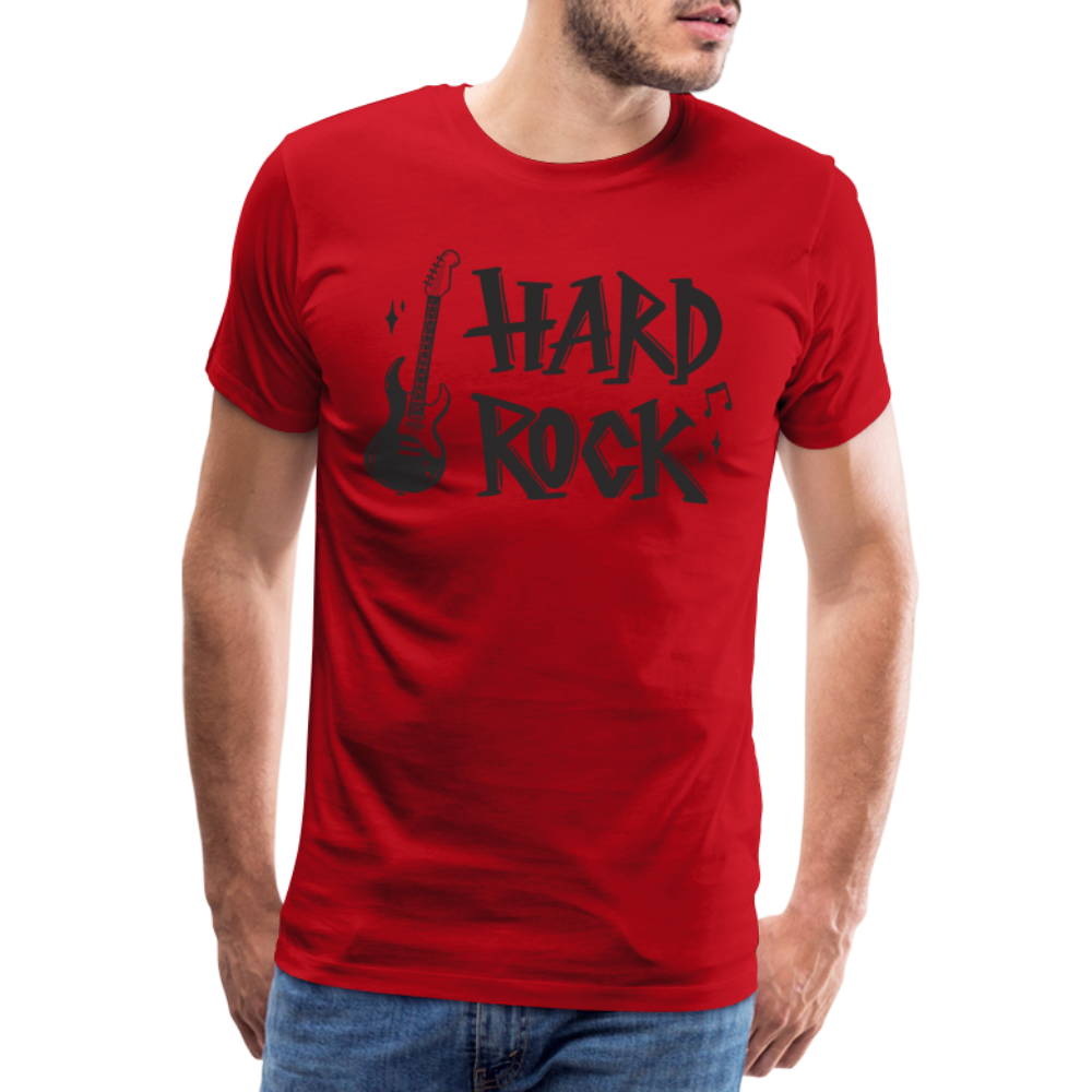 Hard Rock and Roll Premium T-Shirt Herren - Rot