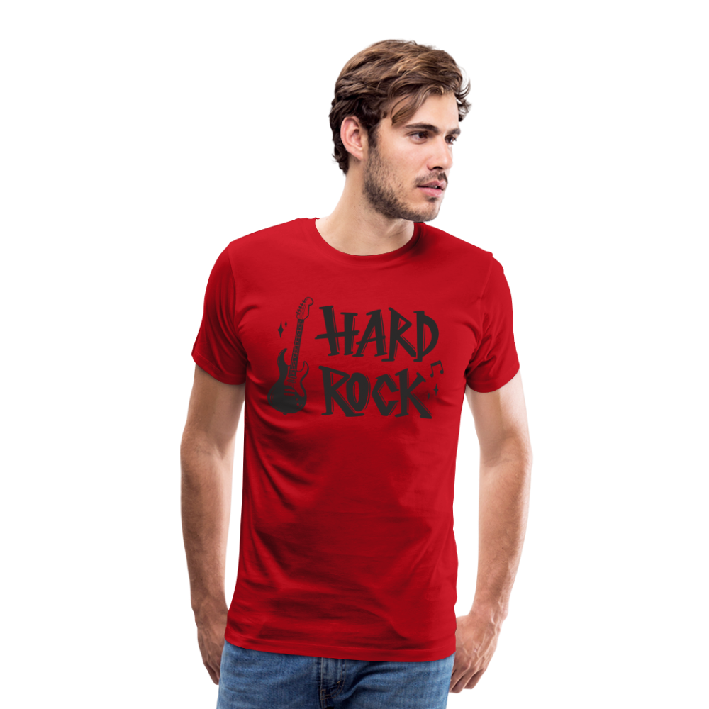 Hard Rock and Roll Premium T-Shirt Herren - Rot