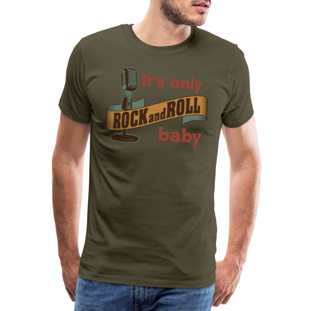 its only Rock and Roll Premium T-Shirt Herren - Khaki