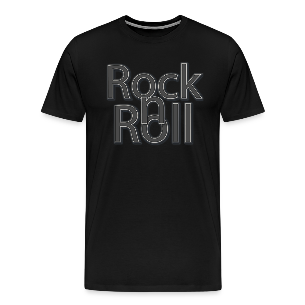Rock n Roll Premium T-Shirt Herren - Schwarz