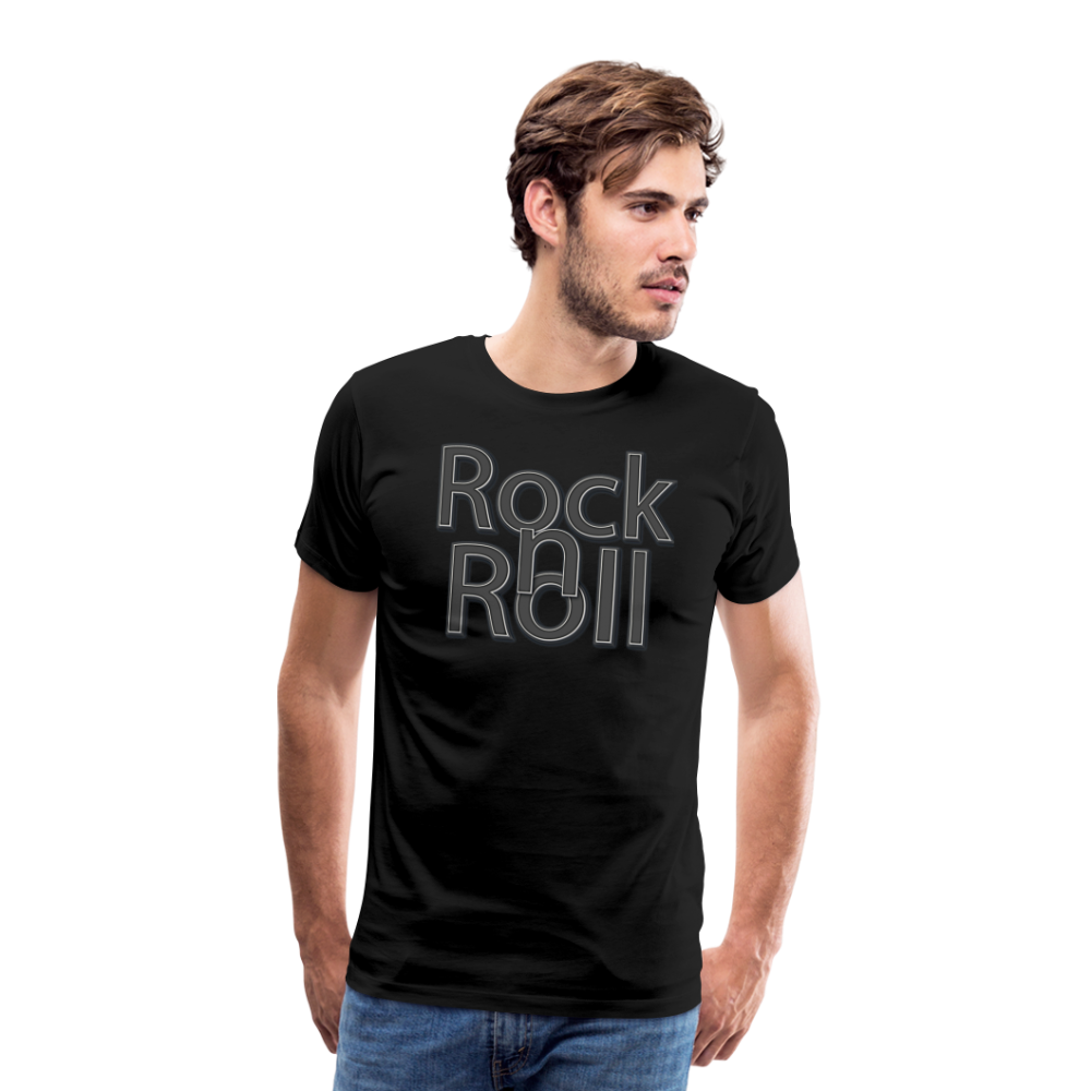 Rock n Roll Premium T-Shirt Herren - Schwarz