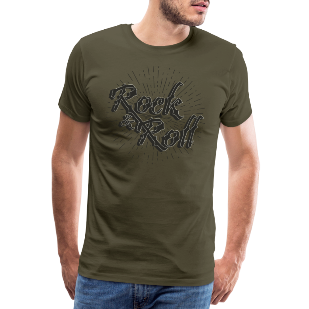 Rock & Roll Premium T-Shirt Herren - Khaki
