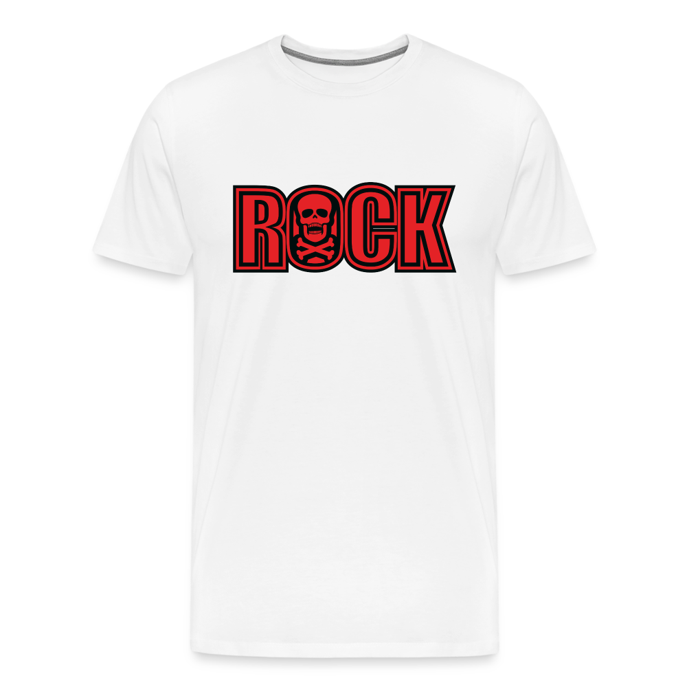 Rock Rock n Roll Premium T-Shirt Herren - Weiß