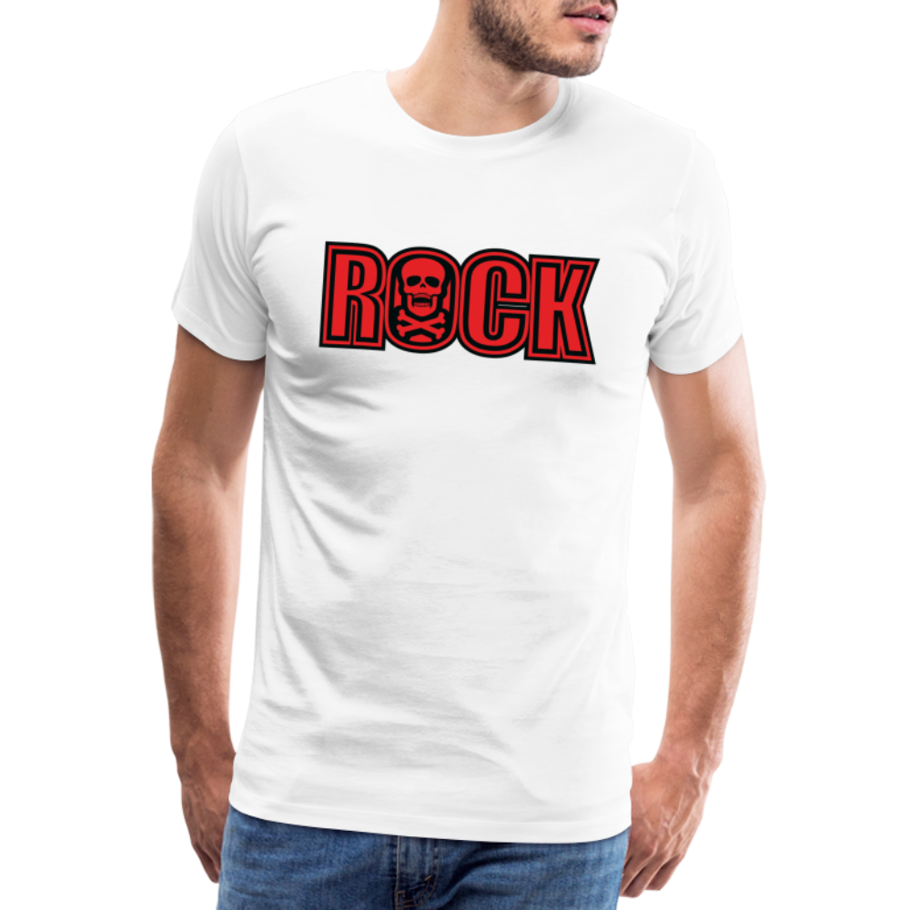 Rock Rock n Roll Premium T-Shirt Herren - Weiß