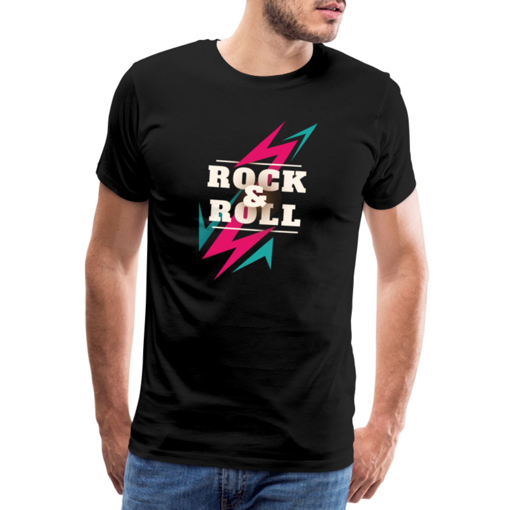 Rock & Roll Blitz Premium T-Shirt Herren - Schwarz