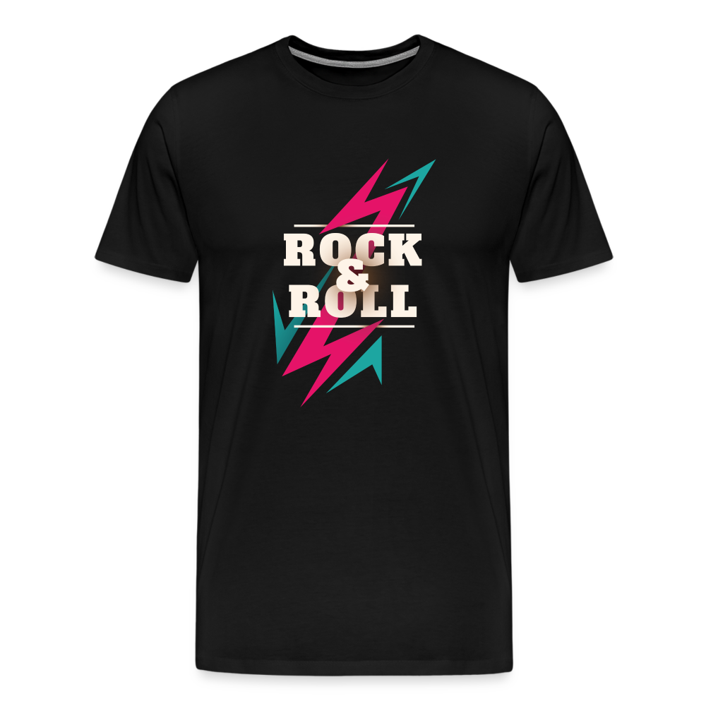 Rock & Roll Blitz Premium T-Shirt Herren - Schwarz